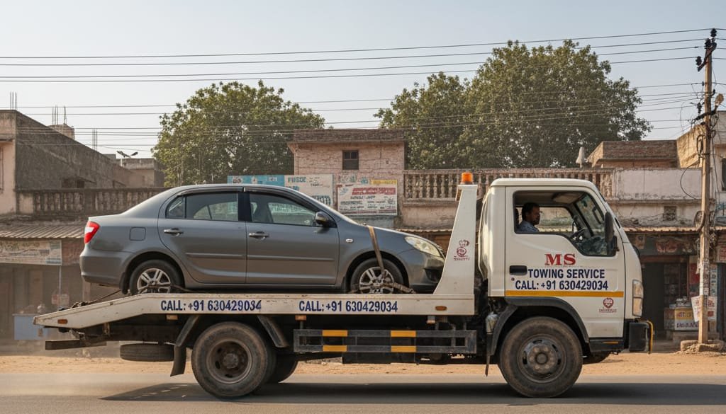 “Emergency car towing Tirupati”